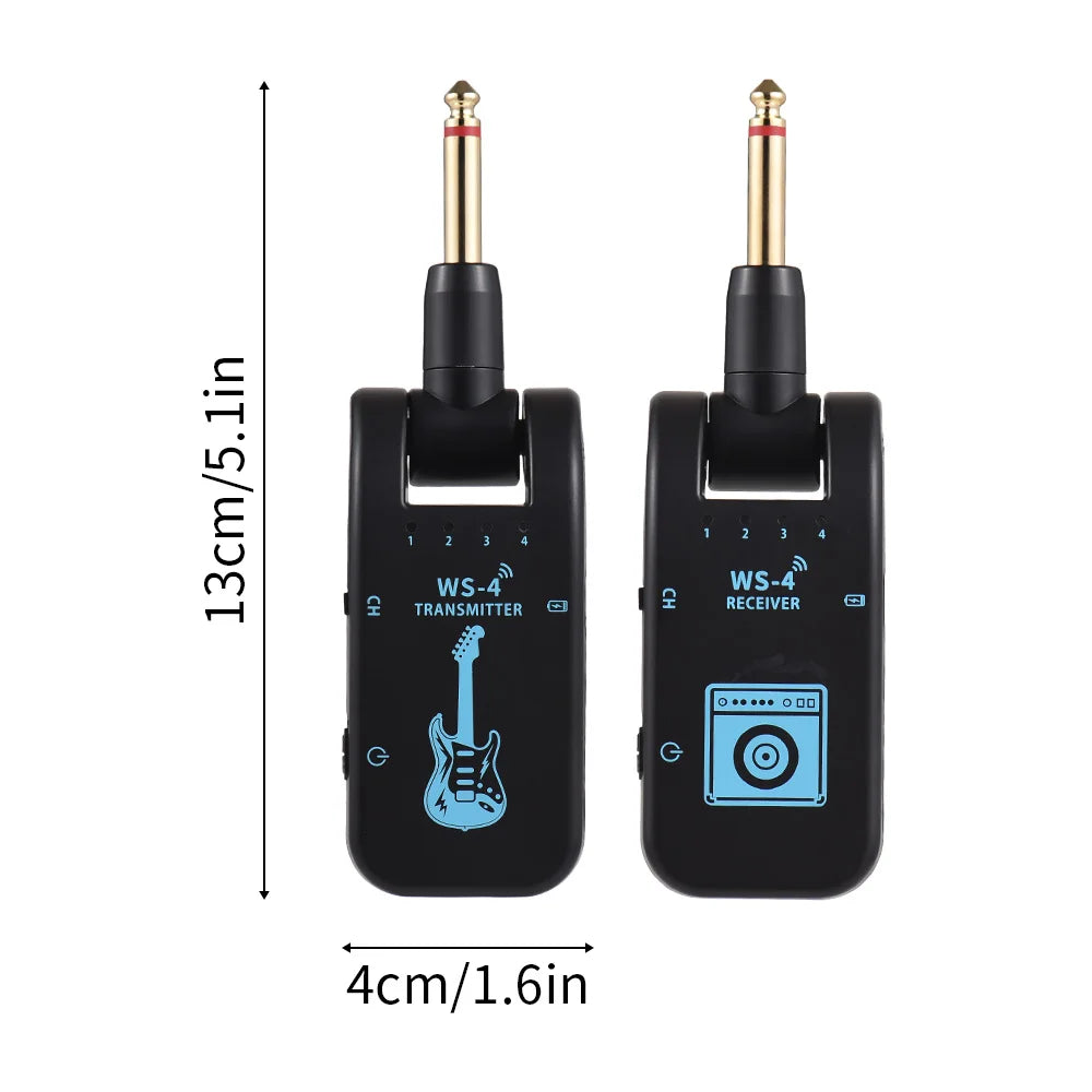 Transmissor e Receptor Sem Fio Universal (P10) - Performance de Palco Profissional