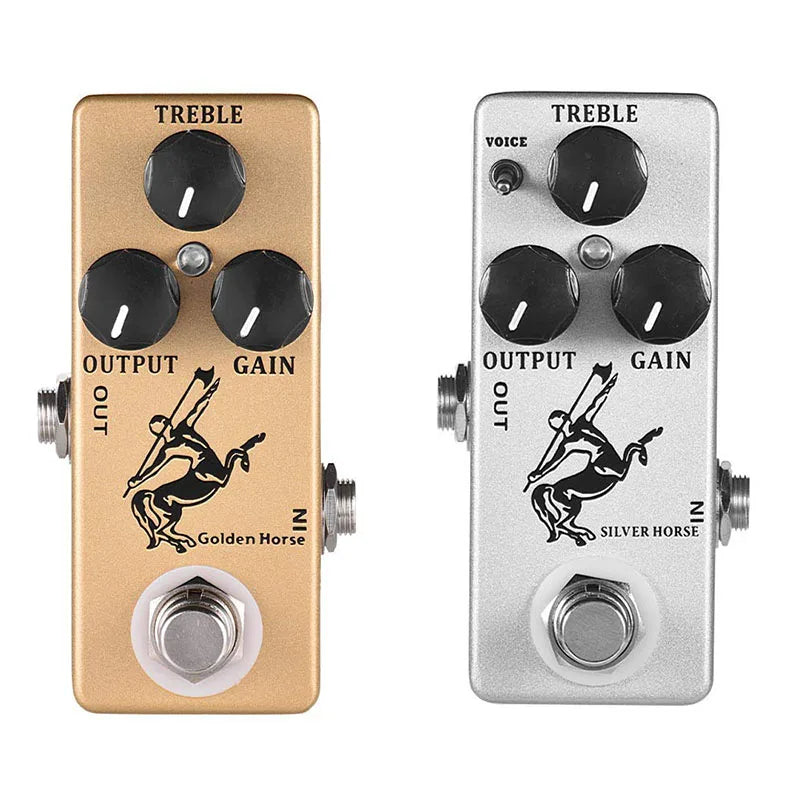 Efeito de Guitarra Silver Horse - Timbre Lendário Klon Centaur em Formato Compacto - Mosky Audio